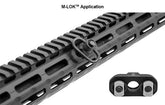 UTG PRO® M-LOK® Standard QD Sling Swivel Adaptor, Black